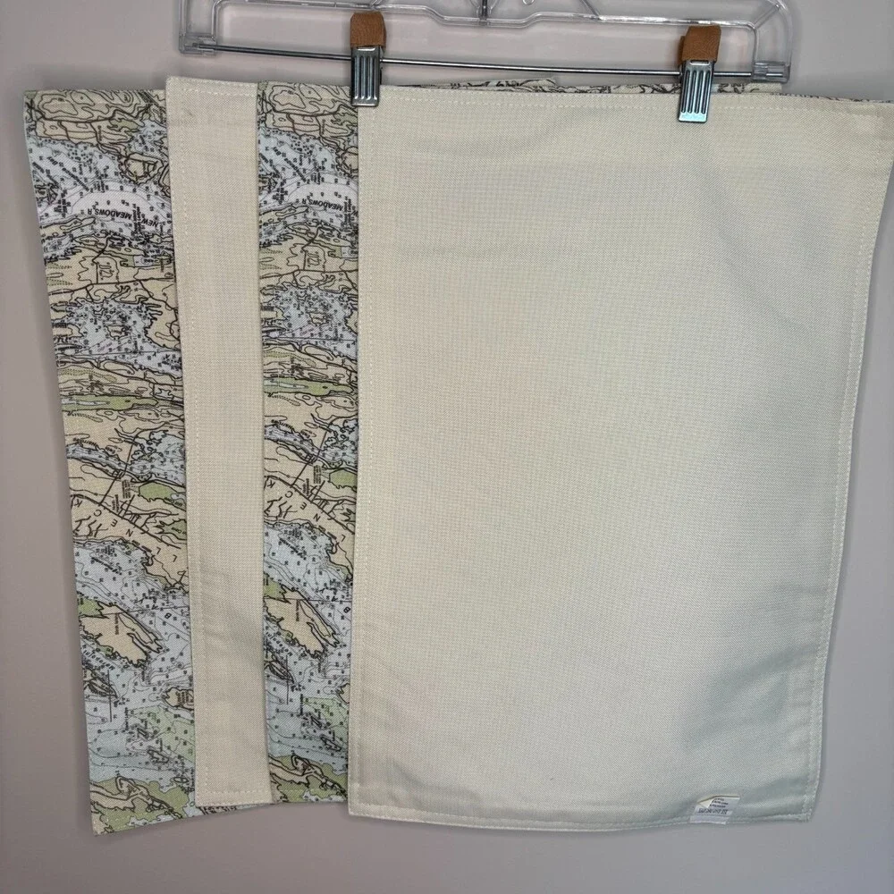 Set of 4 NEW Placemats 12x18 Casco Bay Maine Harpswell Sound Nautical Boating